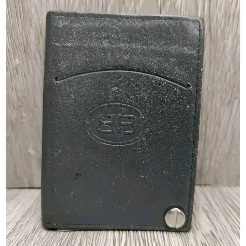 Buxton Card Wallet 10 Plastic Wallet‎ Inserts Holds 20 Card Brown Men's Minimal